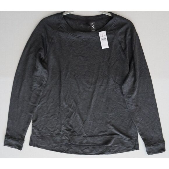 Lou & Grey 28154150 Women's Sz M Dark Charcoal Gray Signature Sweatshirt - Picture 8 of 9